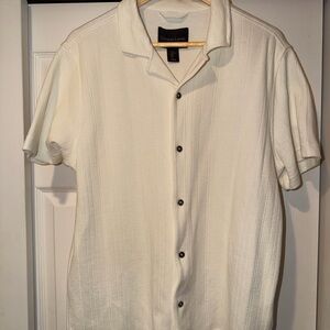 Christian Lacroix Cream Aoft to touch Button Down Shirt